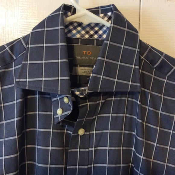 Clearance! 3 NWT Men’s Thomas Dean Shirts Large - Picture 5 of 8